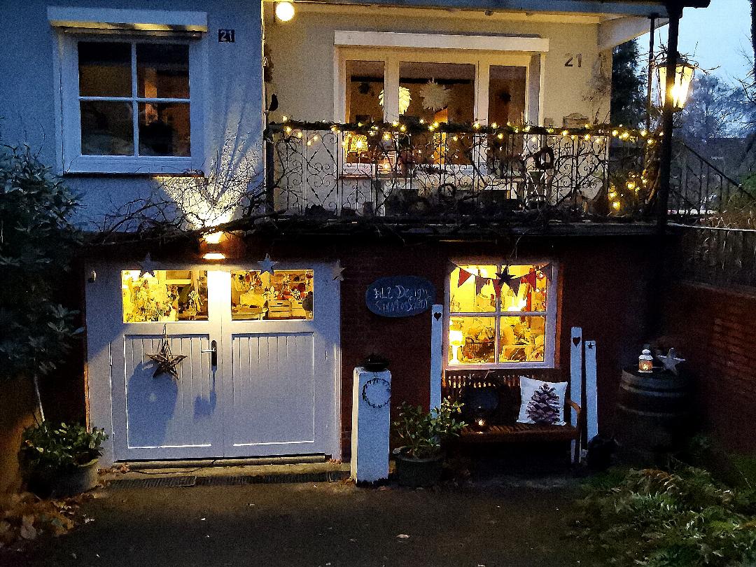 SinnlosSchön Filzdesign Atelier Hamburg bei Nacht